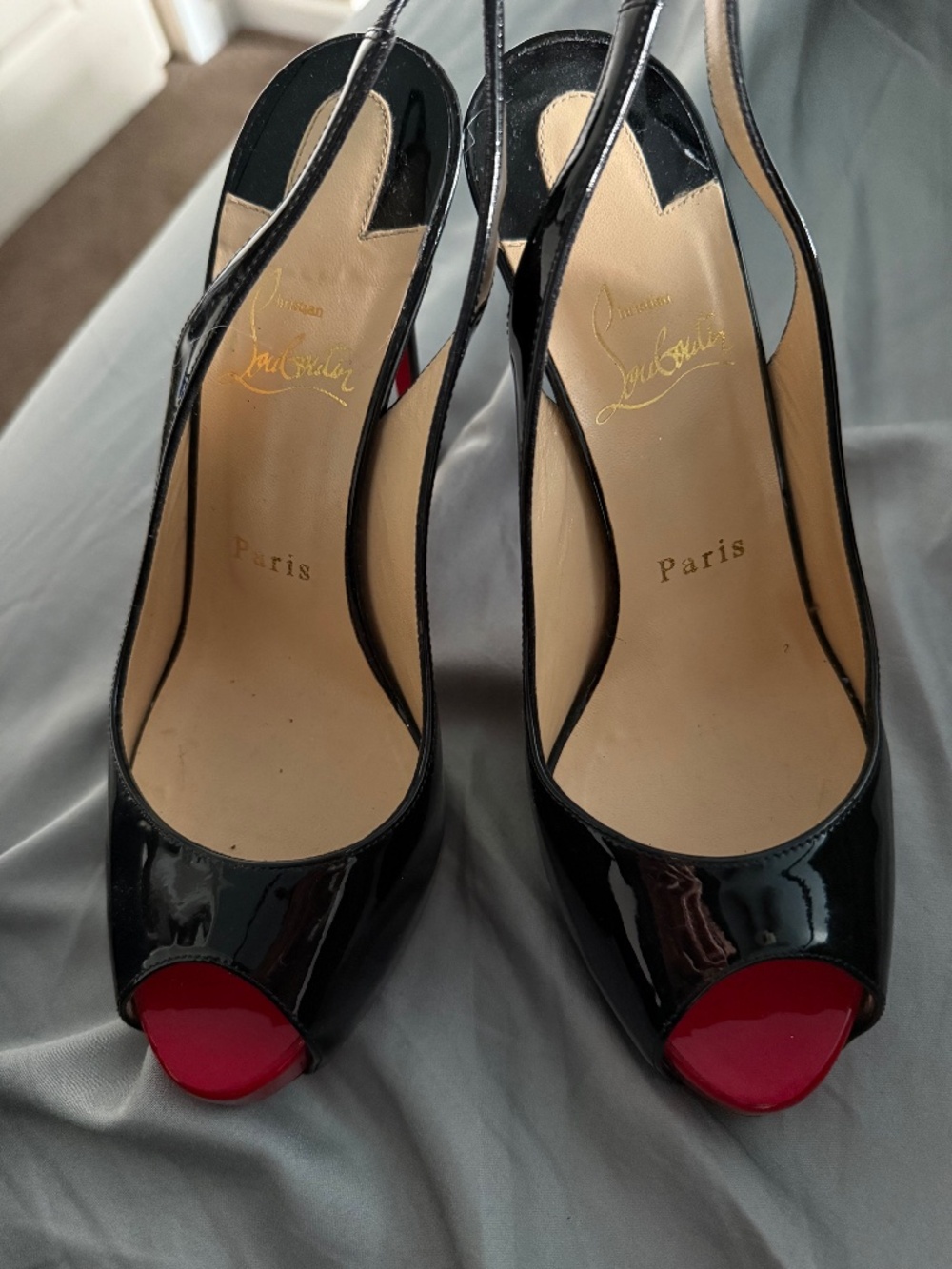 Christian Louboutin Heels With Peep Toe